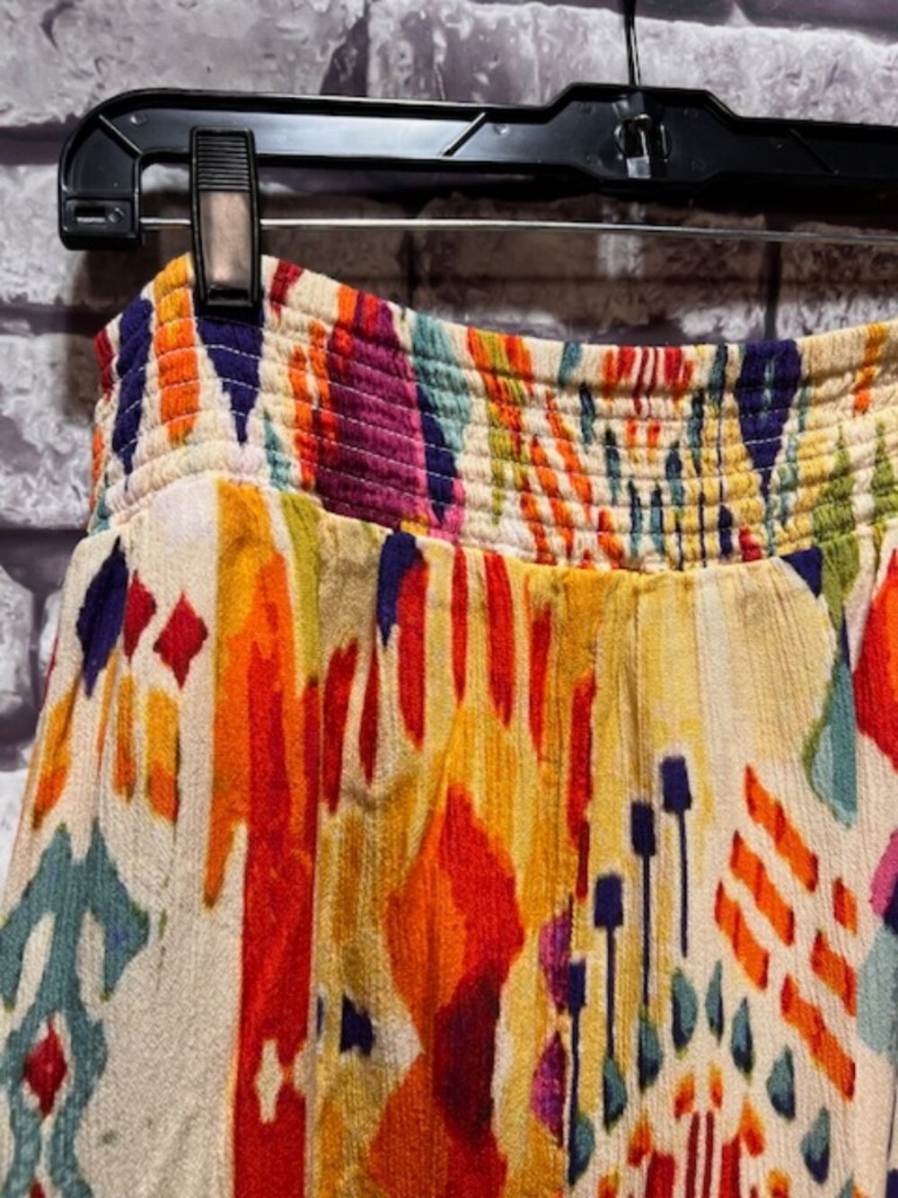 Coldwater Creek Multicolored Pull On Skirt Size L - Picture 7 of 9
